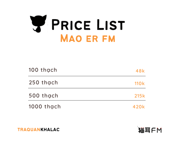  NẠP THẠCH MAO ER FM 