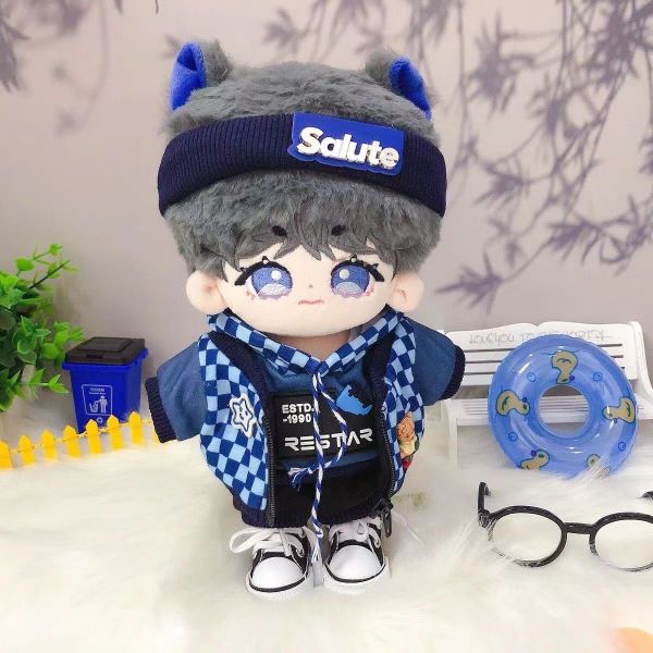  [ORDER] OUTFIT 20CM - Set Salute xanh đậm/xanh nhạt 