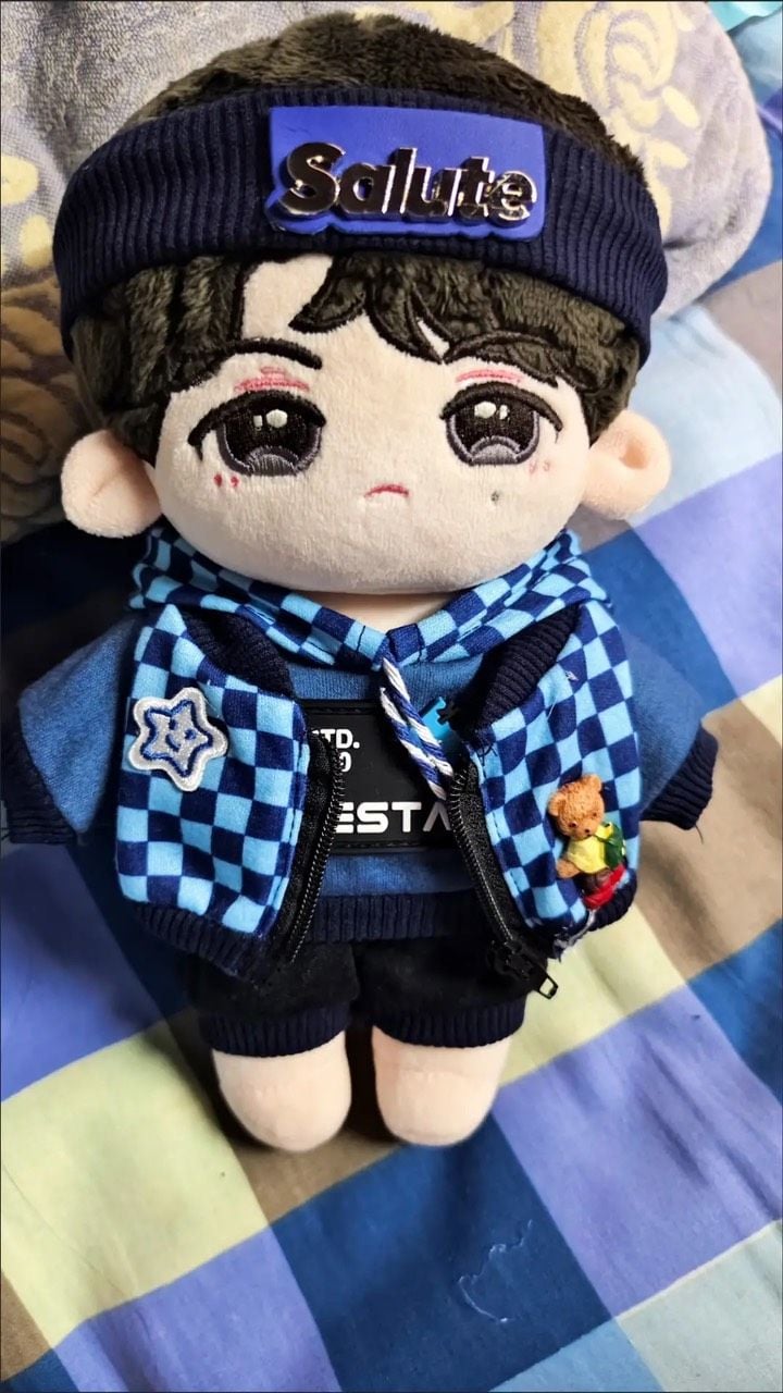  [ORDER] OUTFIT 20CM - Set Salute xanh đậm/xanh nhạt 
