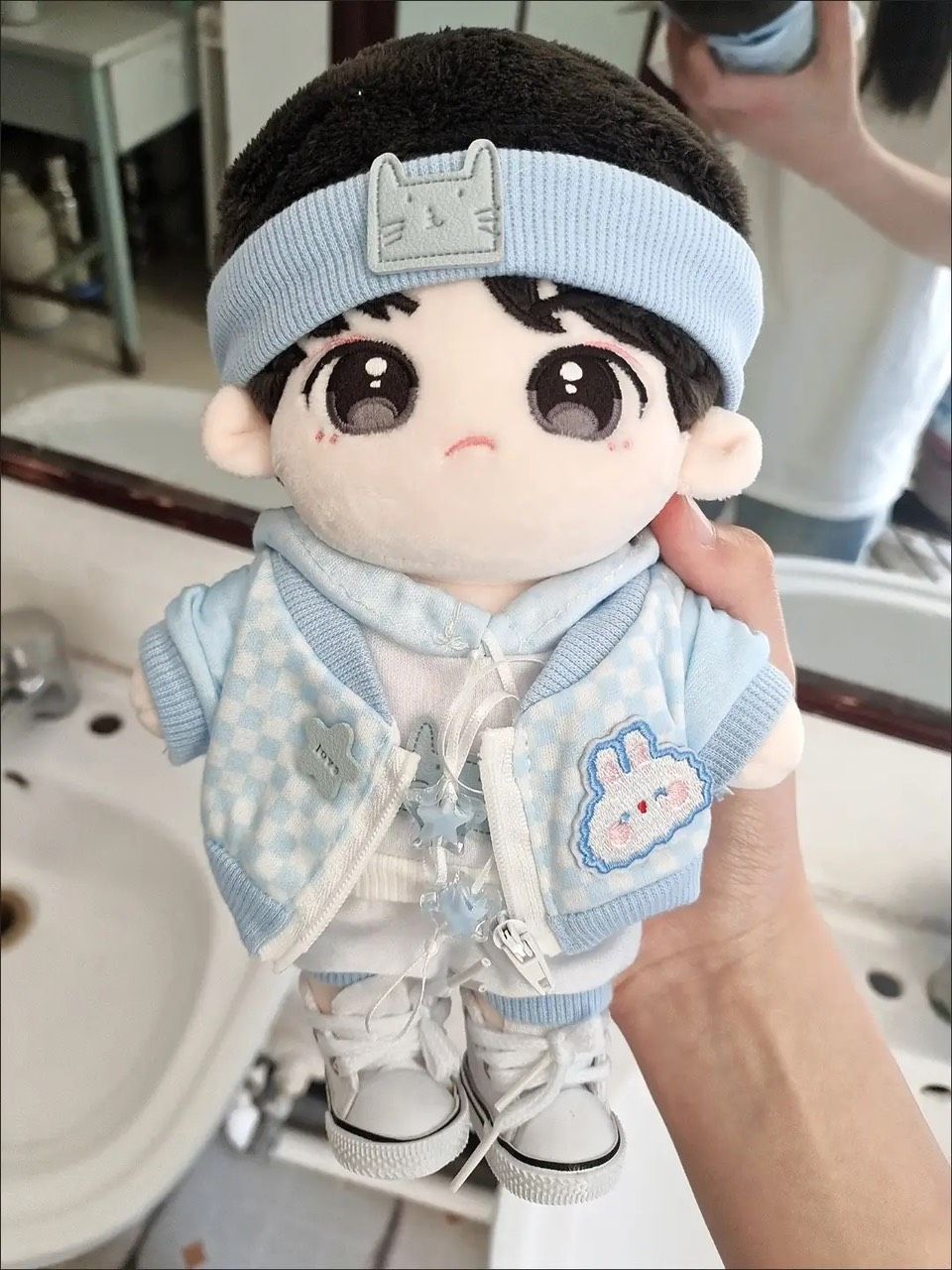  [ORDER] OUTFIT 20CM - Set Salute xanh đậm/xanh nhạt 