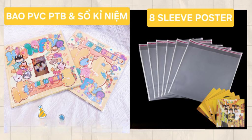 [ORDER] BPVC - BÌA PVC & SLEEVE POSTER SET SN 5T TNT 