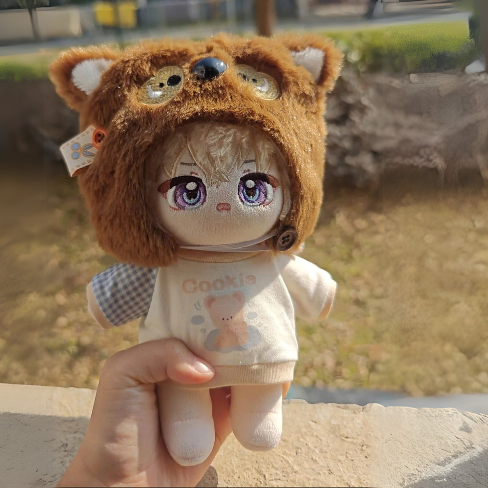  [ORDER] OUTFIT DOLL 20CM - SET GẤU MÈO NÂU 