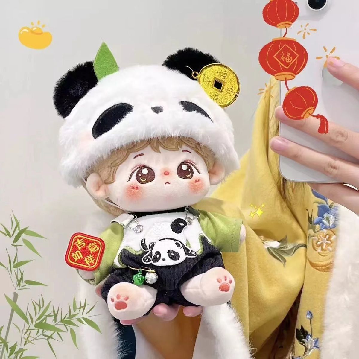  [ORDER] OUTFIT DOLL 20CM - SET PANDA PHÚC LIN LIN 