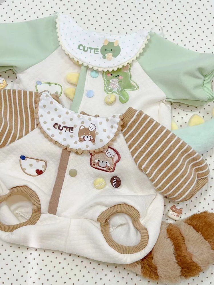  [ORDER] OUTFIT DOLL 40CM - SET JUMPSUIT THÚ 