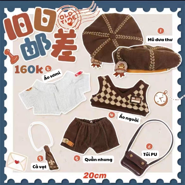  [ORDER] OUTFIT 20CM - POSTMAN 