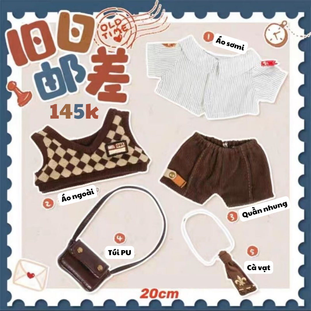  [ORDER] OUTFIT 20CM - POSTMAN 