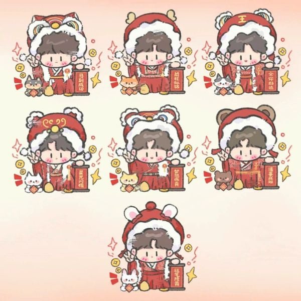  [ORDER] GỐI ÔM TNT 42CM - VER CHÚC MỪNG NĂM MỚI 