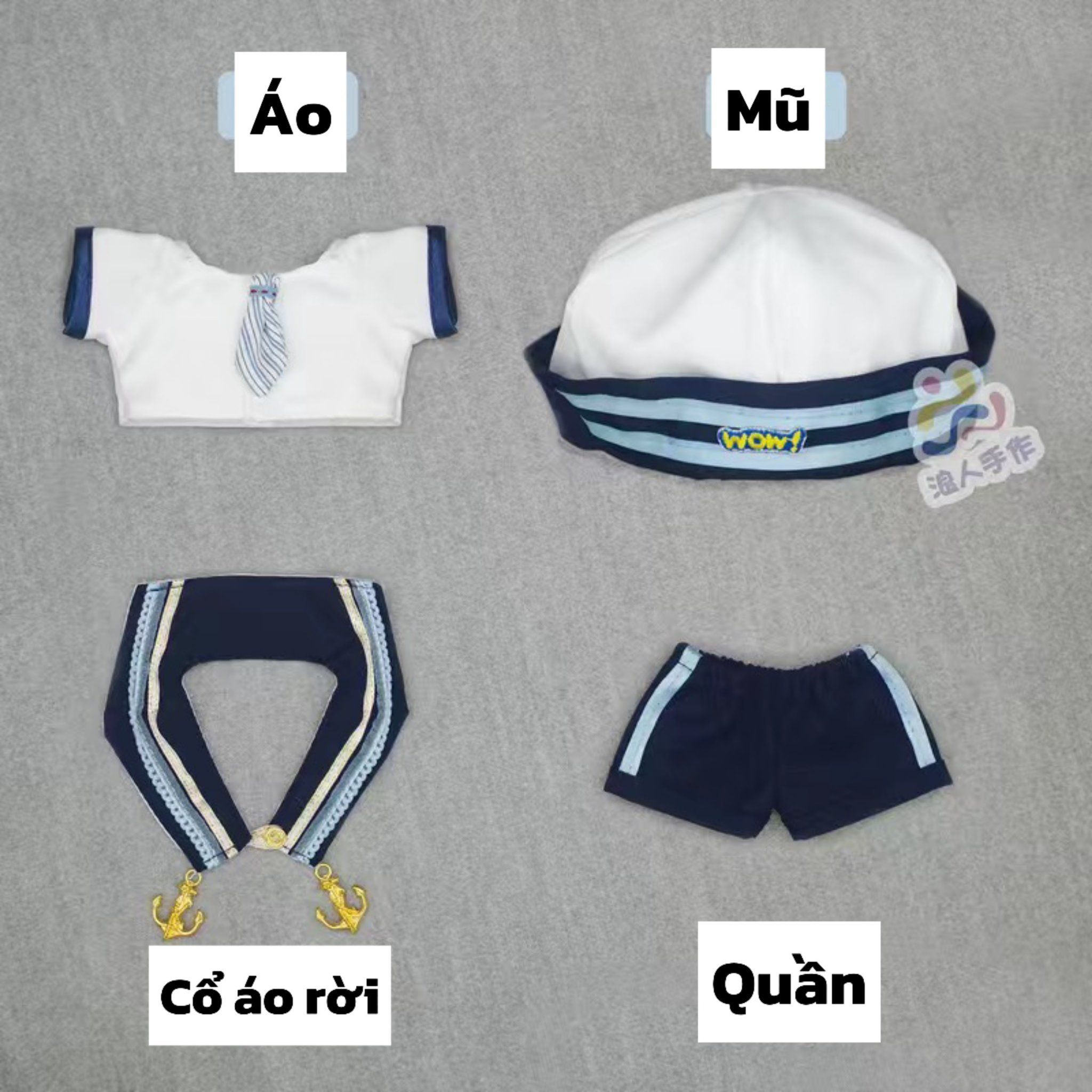  [ORDER] OUTFIT DOLL 20CM - SET THỦY THỦ 