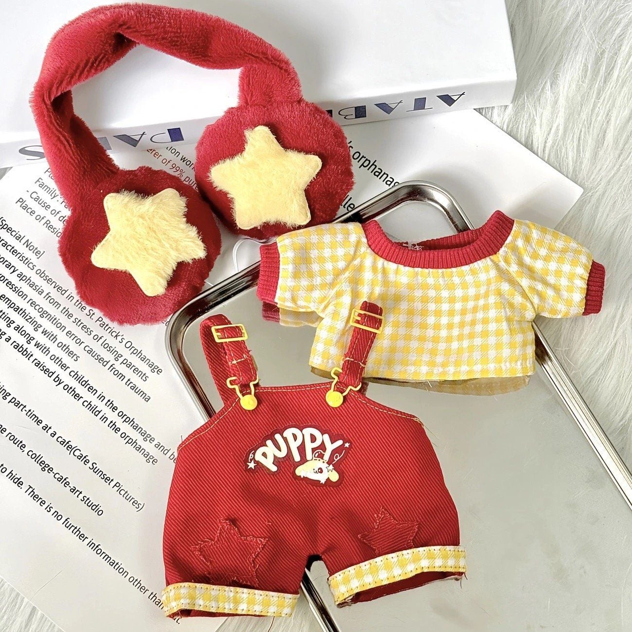  [ORDER] OUTFIT DOLL 20CM - SET PUPPY ĐỎ 