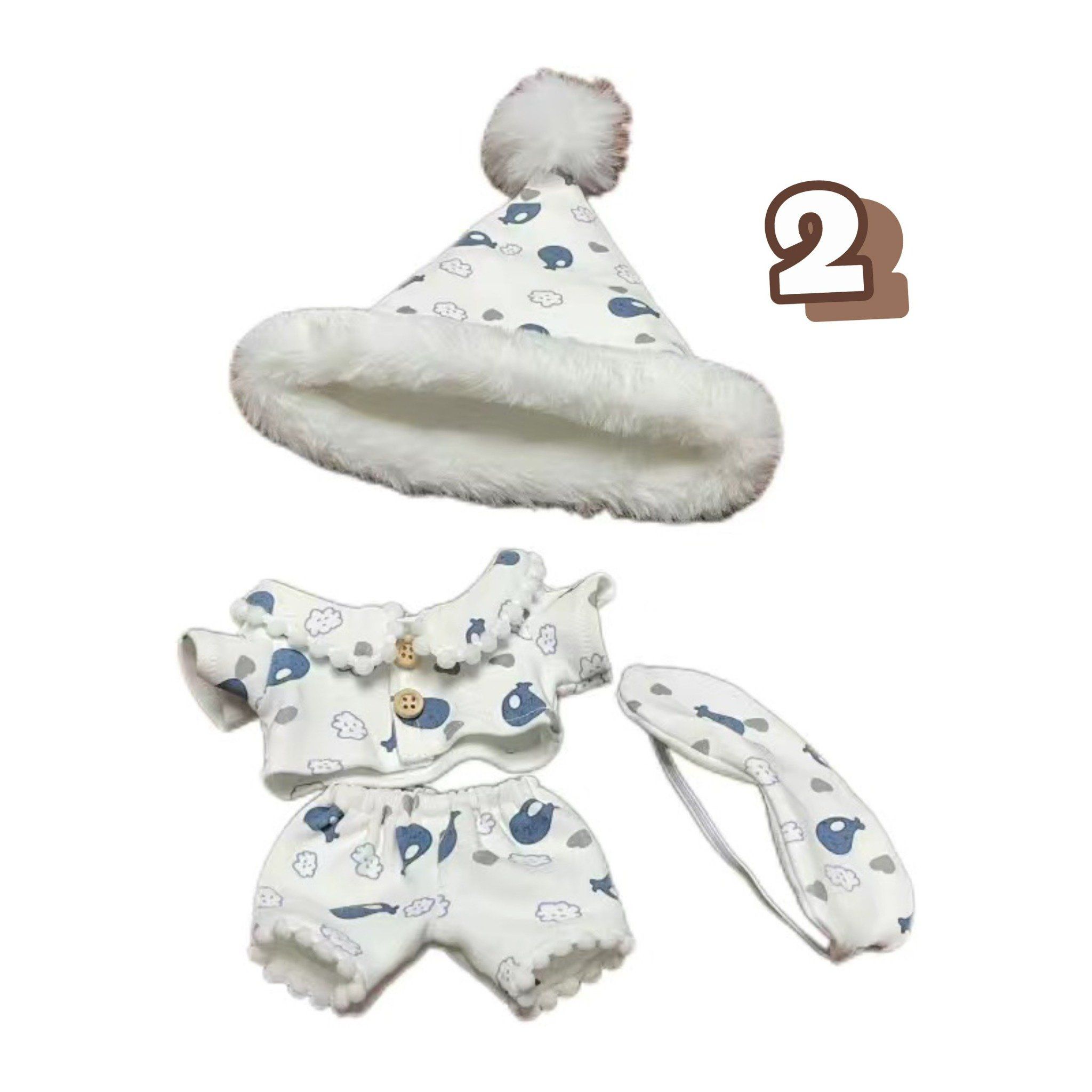  [ORDER] OUTFIT DOLL 20CM - SET ĐỒ NGỦ 