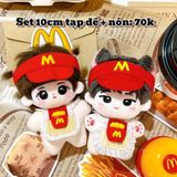  [ORDER] OUTFIT DOLL 10CM - SET TẠP DỀ + NÓN 