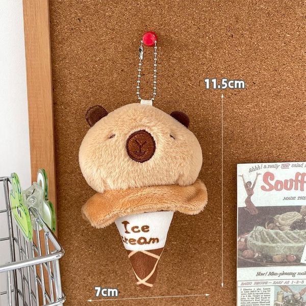  [ORDER] CAPYBARA COLLECTION - MÓC KHÓA ICECREAM 