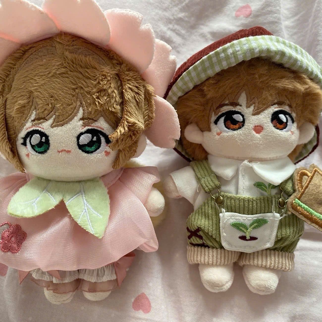  [PRE-ORDER] OF017 - THIÊN THẦN NHỎ HOA ĐÀO VÀ NGƯỜI LÀM VƯỜN CUTE 10CM 