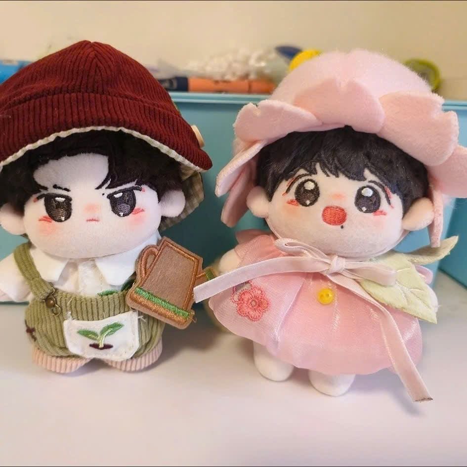  [PRE-ORDER] OF017 - THIÊN THẦN NHỎ HOA ĐÀO VÀ NGƯỜI LÀM VƯỜN CUTE 10CM 