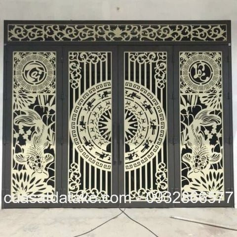 Cửa cổng sắt CNC đẹp