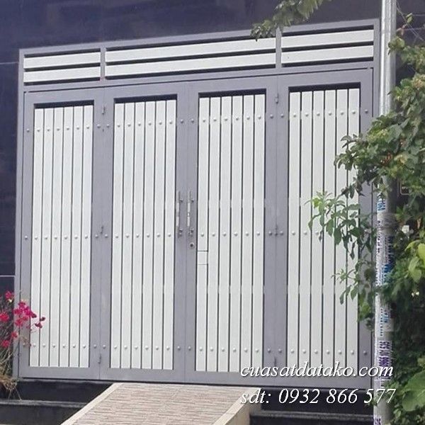cửa cổng 4 cánh đẹp