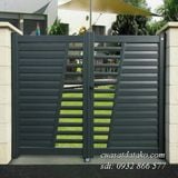 mẫu cửa cổng sắt 2 cánh đẹp