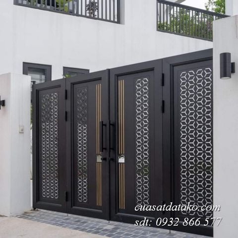 CỬA CỔNG CNC 4 CÁNH
