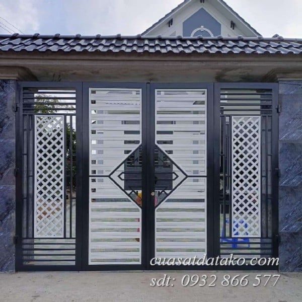 mẫu cửa cổng sắt đẹp nhất