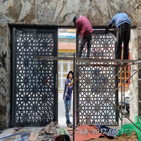 Mẫu cửa cổng tự động