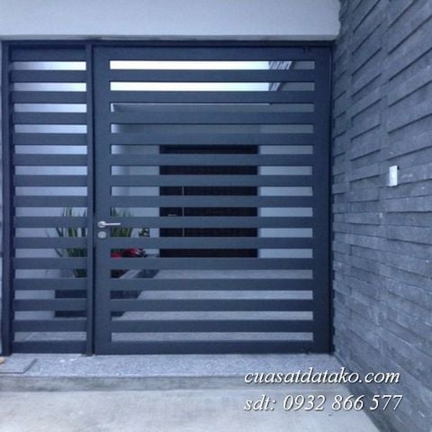 Cửa sắt 1 cánh đơn giản