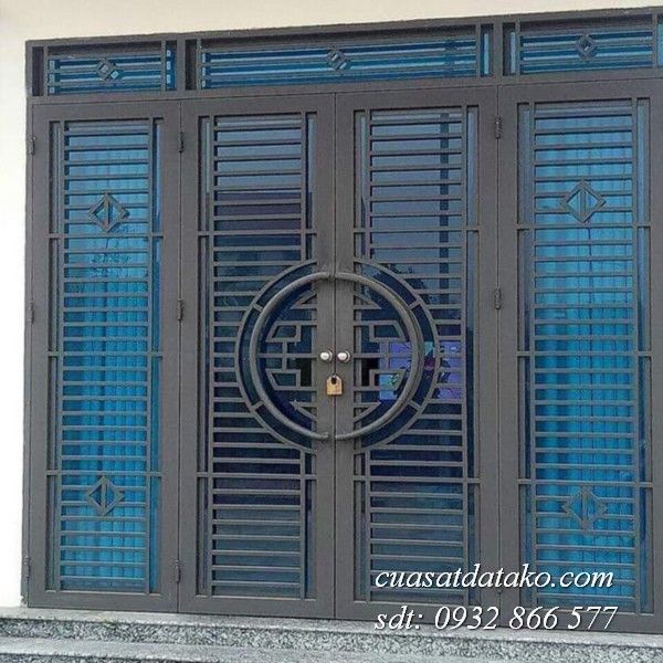 cửa sắt 4 cánh đẹp