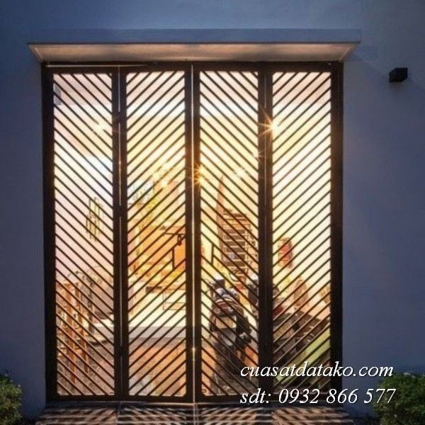 cửa sắt 4 cánh đẹp