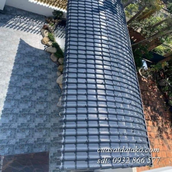 Mái tôn giả ngói dạng vòm