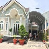mái tôn vòm nhà để xe