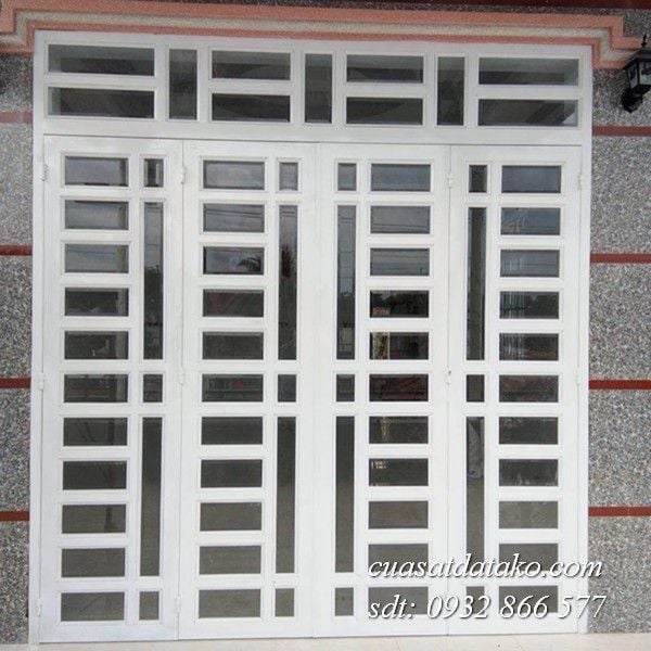 mẫu cửa sắt 4 cánh đẹp nhất