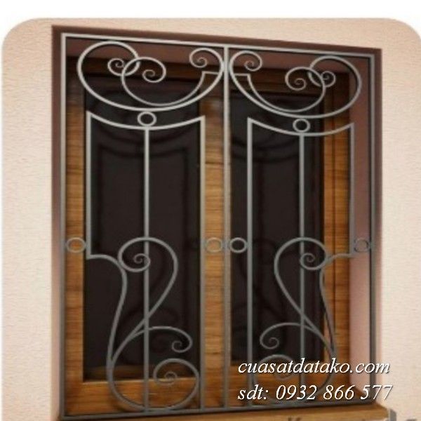 mẫu cửa sổ sắt đặc mỹ thuật