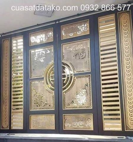 Cửa cổng sắt kết hợp cnc CCS11