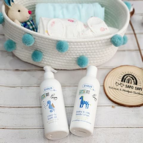  SAPO SAPi Gift box - HAPPY BATH TIME - quà tặng đầy tháng bé trai 