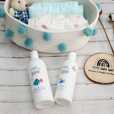  SAPO SAPi Gift box - HAPPY BATH TIME cho bé sơ sinh trai 