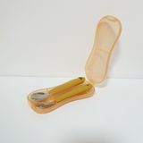  Bộ thìa dĩa ăn dặm cho bé Cloudy SAPO SAPi - Mustard (Vàng) 