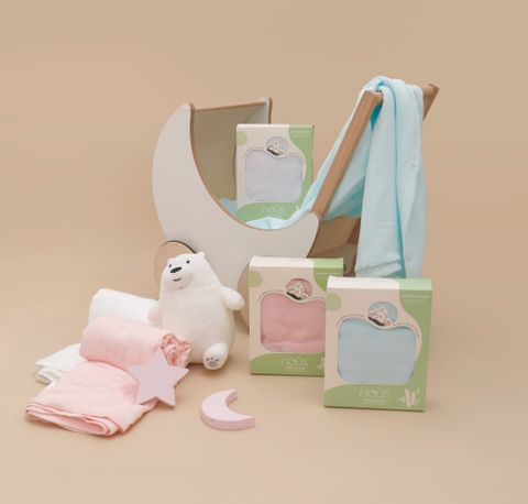  Khăn 1 lớp Bamboo màu hồng 