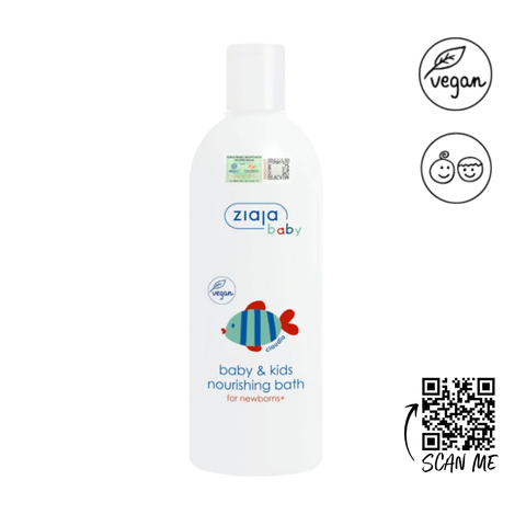  Dầu tắm gội dành cho trẻ từ 1 ngày tuổi Ziaja [370ml] 