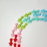  Bộ thìa dĩa Premium silicon Chewtensils bé tập ăn dặm - Blue (Xanh biển) 