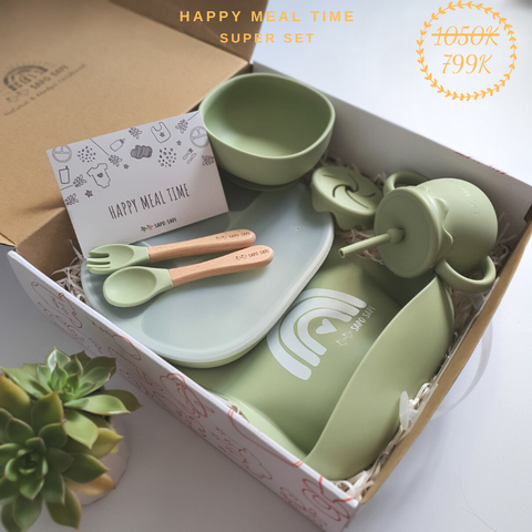  Bộ ăn dặm HAPPY MEAL TIME - Super 6 món 