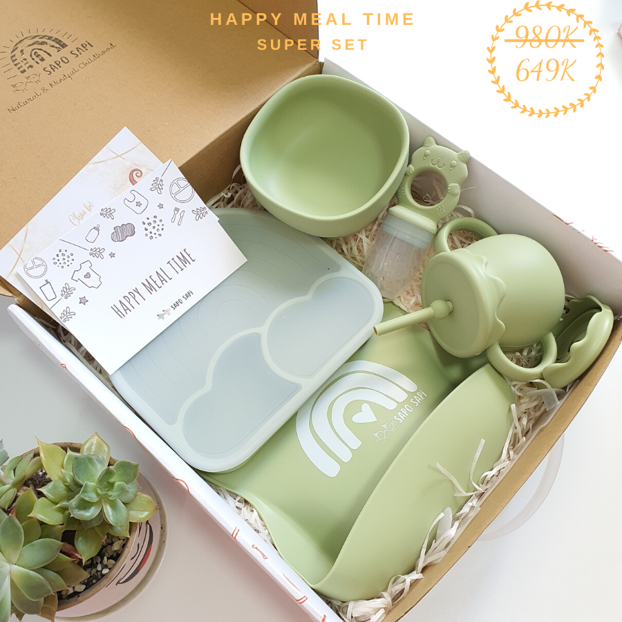  Bộ ăn dặm HAPPY MEAL TIME - Super 5 món 