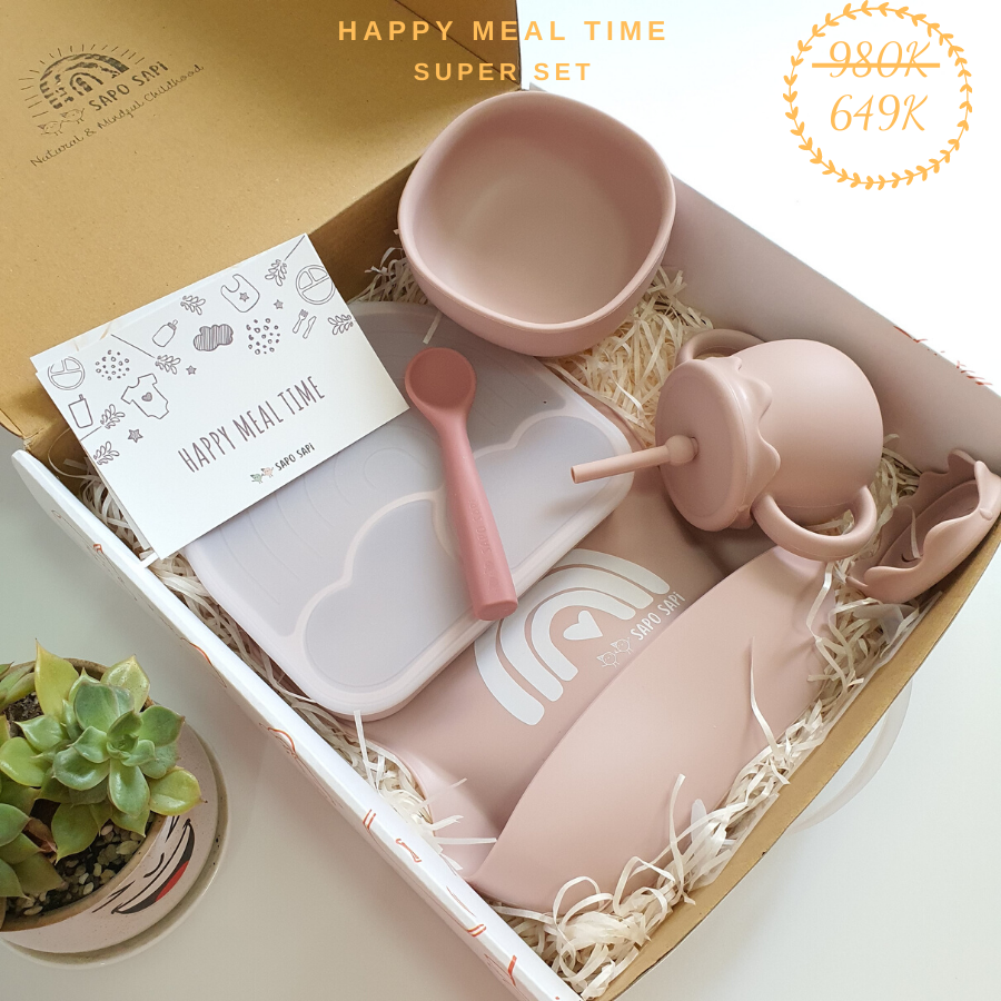  Bộ ăn dặm HAPPY MEAL TIME - Super 5 món 