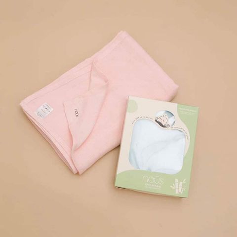  Khăn 1 lớp Bamboo màu hồng 