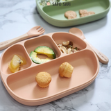  Bộ thìa dĩa ăn dặm cho bé Woody SAPO SAPi - Burly Wood (Gỗ cháy) 