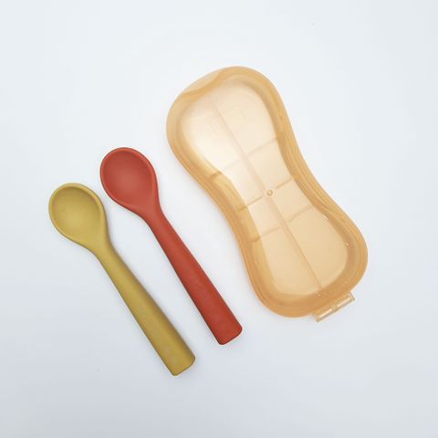  Cặp thìa ăn dặm Premium Silicon mềm cho bé từ 6 tháng SAPO SAPi 