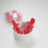  Bộ thìa dĩa Premium silicon Chewtensils bé tập ăn dặm - Red (Đỏ) 