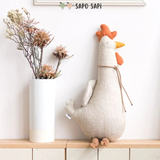  Gà trống nhồi bông sạch phong cách Bắc Âu 