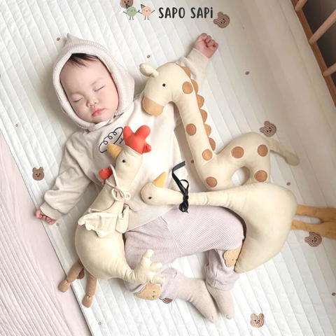  Gà trống nhồi bông sạch phong cách Bắc Âu 