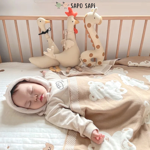  Gà trống nhồi bông sạch phong cách Bắc Âu 