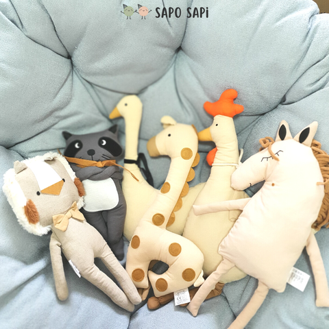  Ngựa Unicorn nhồi bông sạch phong cách Bắc Âu 