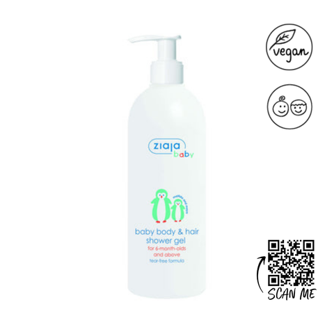  Sữa Tắm Gội 2in1 Cho Trẻ Từ 6 Tháng Tuổi Ziaja [400ml] 